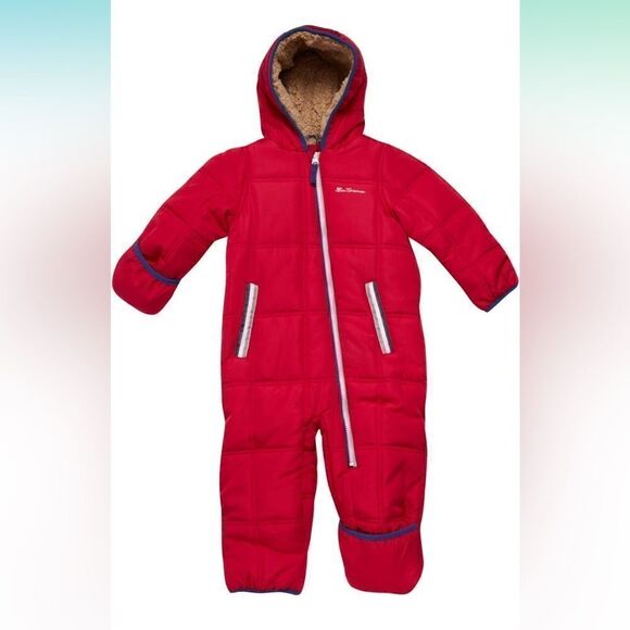 NWOT Ben Sherman Snowsuit Polar Fleece Lined w/ Sherpa Fur Hood 6-9 months - Picture 1 of 7